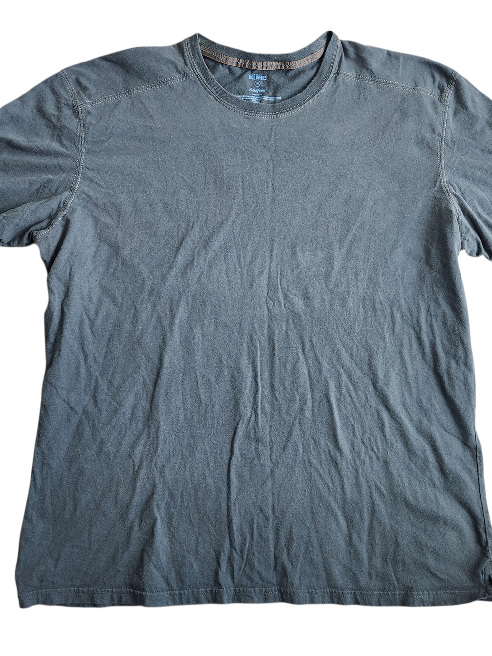 Kuhl Bravado T Shirt Men's 2XL Blue Wildfibre Short Sleeve Hiking Outdoors Gym